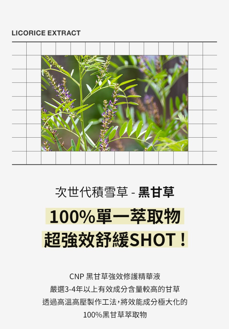 CNP 黑甘草強效修護精華液
